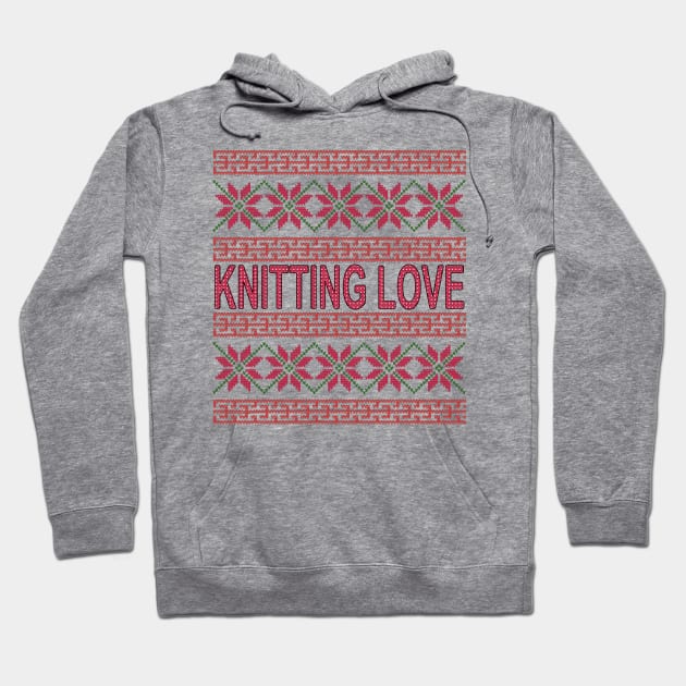 Knitting Pattern - Fair Isle Knitting Hoodie by Designoholic